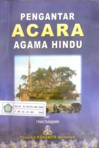 Image of Pengantar acara Agama Hindu